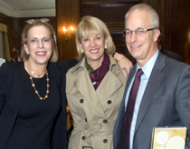 Trustee Ellen M. Iseman, Kathryn Berry, and Chairman of the Board Charles G. Berry.