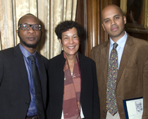 The winning authors: Teju Cole, Carla L. Peterson, and Suleiman Osman.