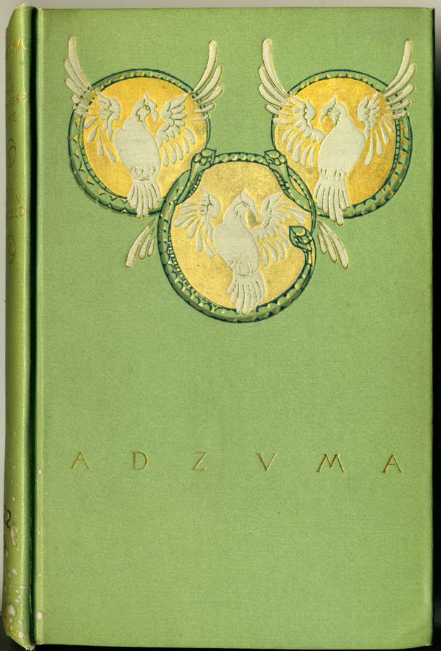Example of an unsigned binding design by Margaret Armstrong from the Library’s collections.