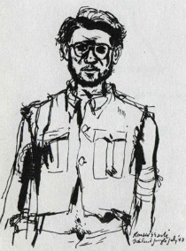 Ronald Searle, self-portrait as a POW 