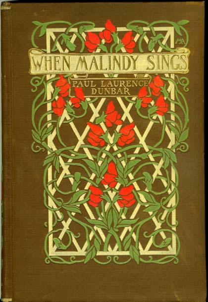 Example of a signed Margaret Armstrong binding from the Library’s collections. 