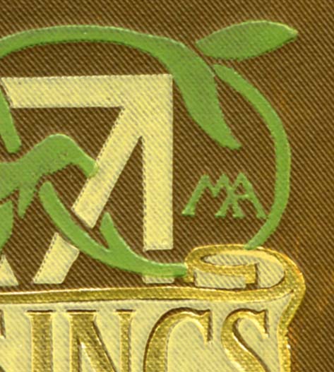 Detail of Margaret Armstrong monogram.