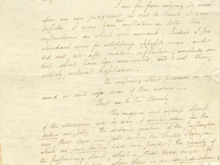 Handwritten letter