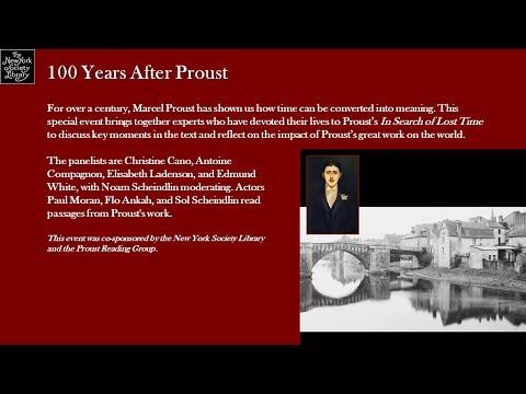 Embedded thumbnail for 100 Years After Proust