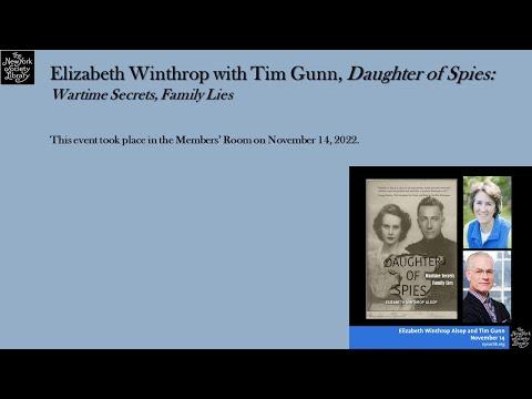 Embedded thumbnail for Elizabeth Winthrop Alsop with Tim Gunn, Daughter of Spies: Wartime Secrets, Family Lies
