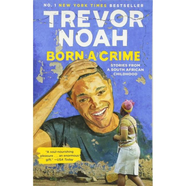 The cover of Trevor Noah's BORN A CRIME