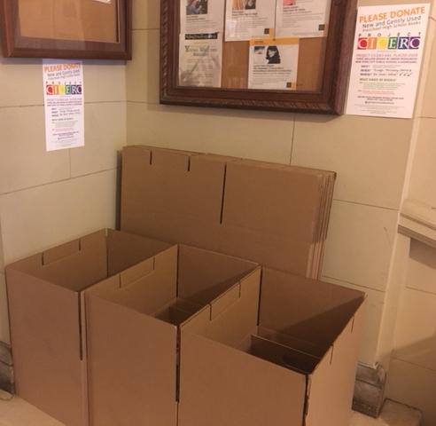 Help us fill these boxes with books for New York City's growing readers!