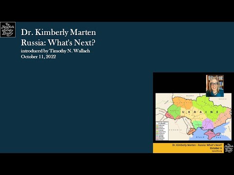 Embedded thumbnail for Dr. Kimberly Marten, Russia: What&amp;#039;s Next?